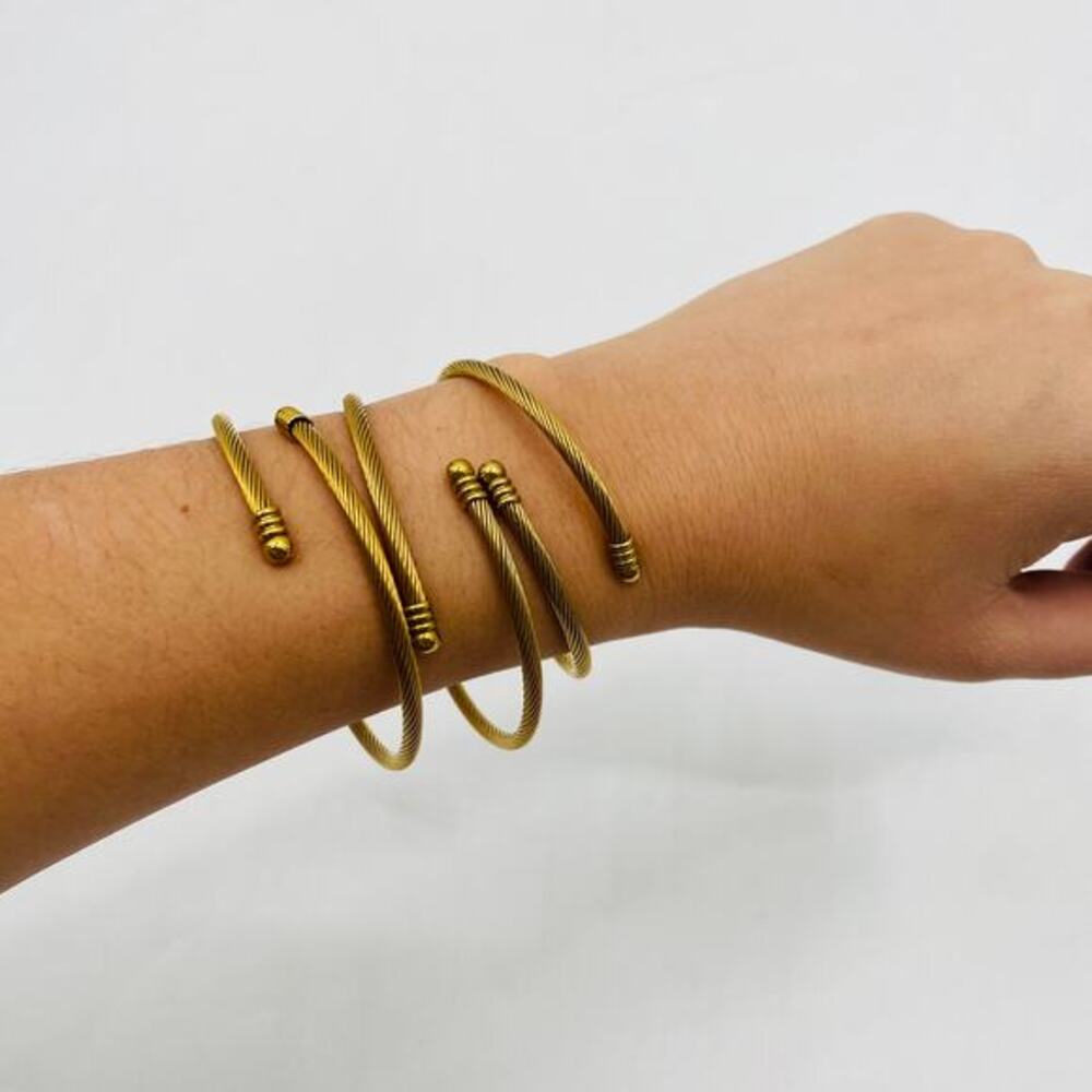 Gold Rope Style bracelet‎ set